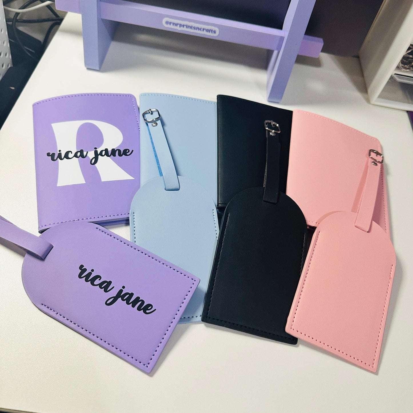 Passport Cover & Luggage Tag Set