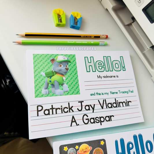 Tracing Pads for Kindergarten