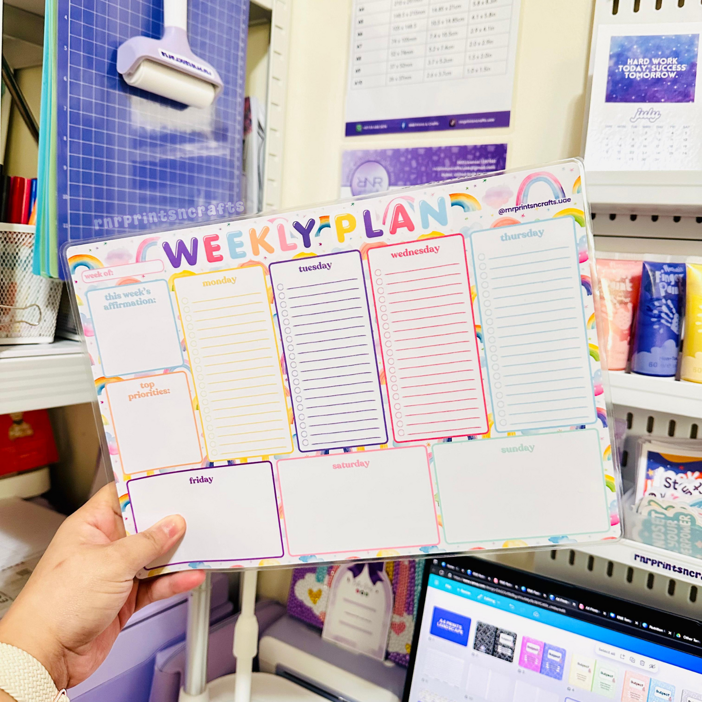 Reusable Weekly Planners