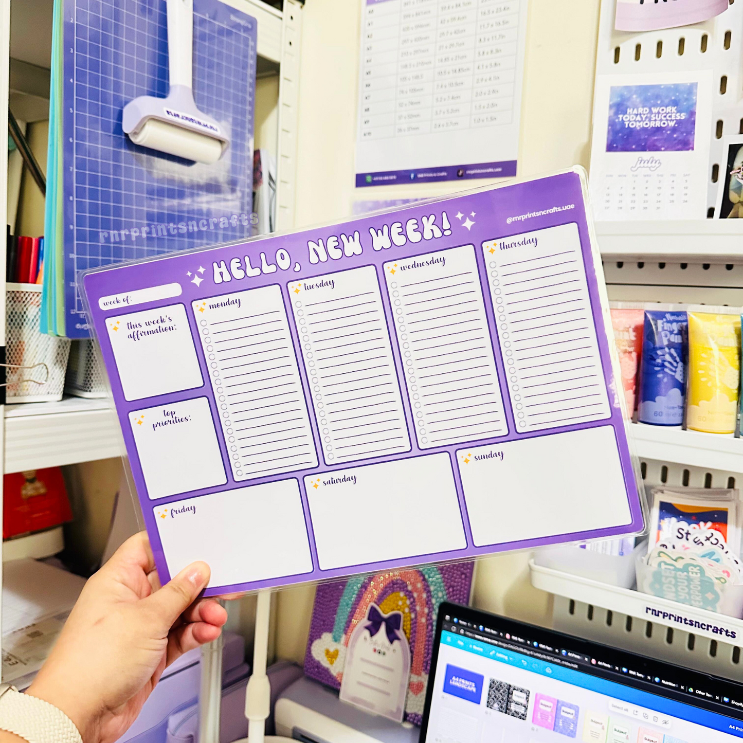 Reusable Weekly Planners