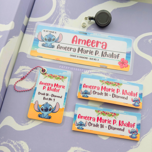 School Name Tag & Bag Tag