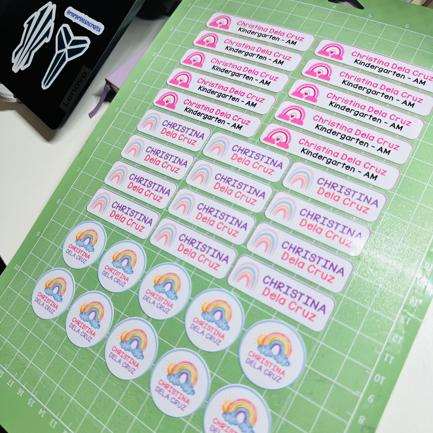 School Sticker Labels