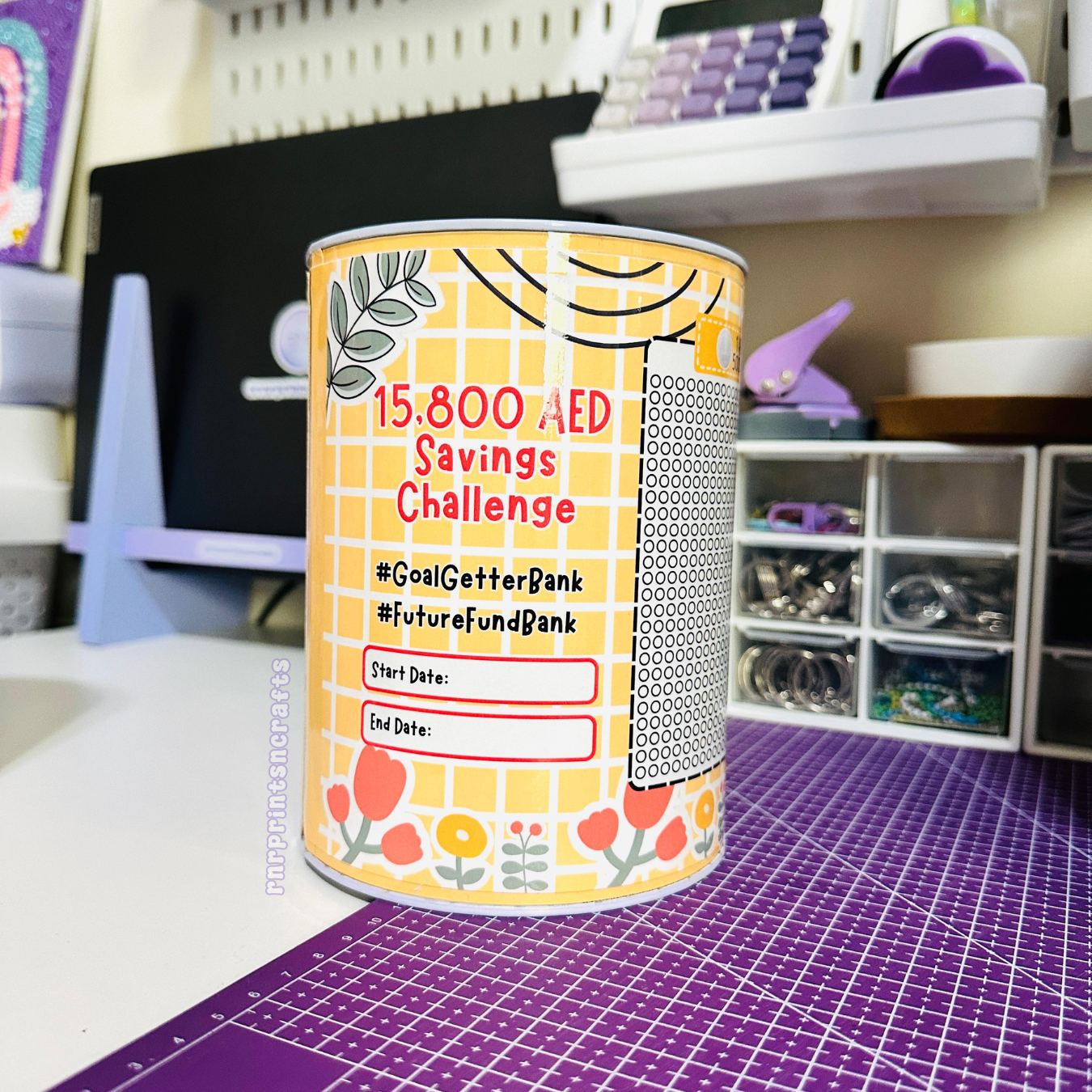Coin Bank Savings Challenge - Save 15,800 AED