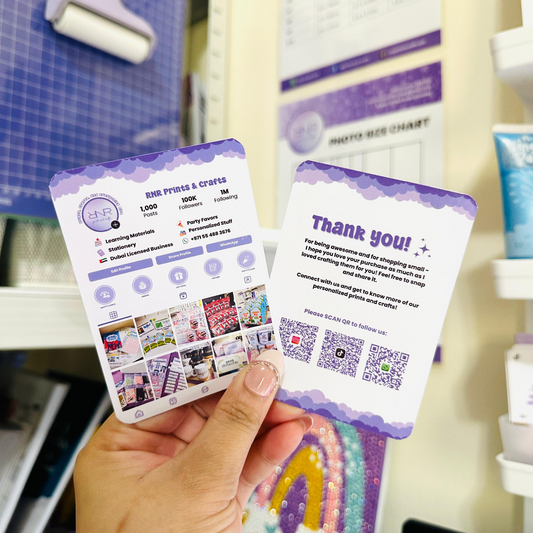 Instagram-themed Business Cards
